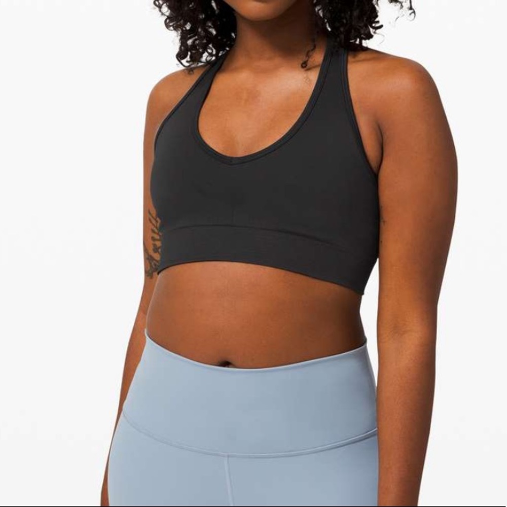 Lululemon Ebb to street bra raced back c/d cup
